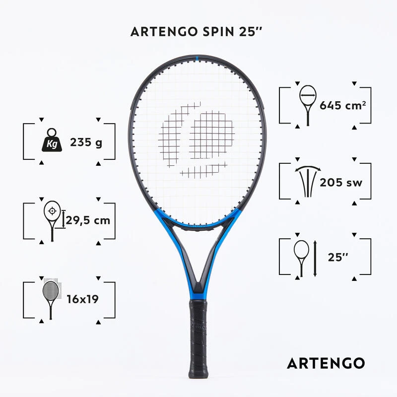 ARTENGO TR930 SPIN 25 JUNIOR 5 ARTENGO TR930 SPIN 25 JUNIOR – Image 3