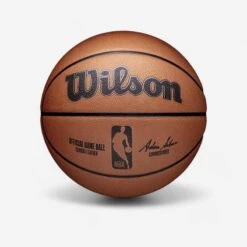 Wilson Ballon De Basketball NBA Taille 7 - NBA OFFICIAL GAME BALL Marron