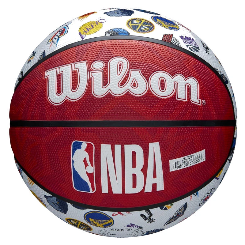 Ballon De Basketball NBA Taille 7 - Wilson Team Tribute S7 Bleu Blanc 4 Ballon De Basketball NBA Taille 7 - Wilson Team Tribute S7 Bleu Blanc – Image 2