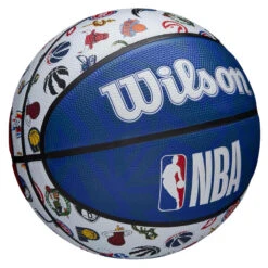 Ballon De Basketball NBA Taille 7 - Wilson Team Tribute S7 Bleu Blanc 9 Ballon De Basketball NBA Taille 7 - Wilson Team Tribute S7 Bleu Blanc -Sports De Balle ballon de basketball nba taille 7 wilson team tribute s7 bleu blanc 2