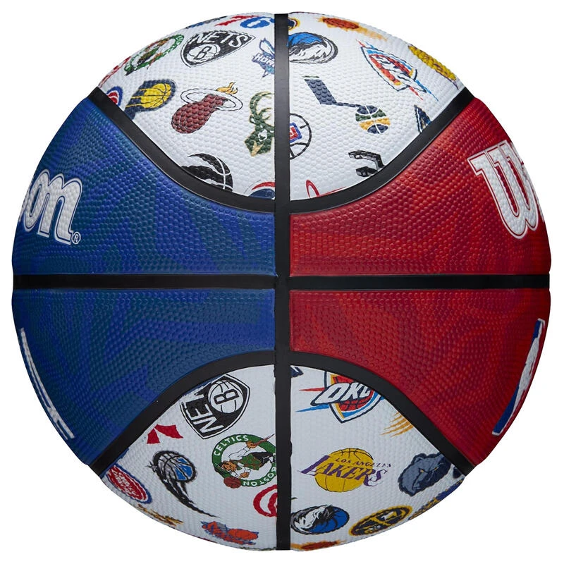 Ballon De Basketball NBA Taille 7 - Wilson Team Tribute S7 Bleu Blanc 7 Ballon De Basketball NBA Taille 7 - Wilson Team Tribute S7 Bleu Blanc – Image 5