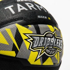 Ballon De Basketball Taille 5 - R500 Noir Gris Jaune -Sports De Balle ballon de basketball taille 5 r500 noir gris jaune 6