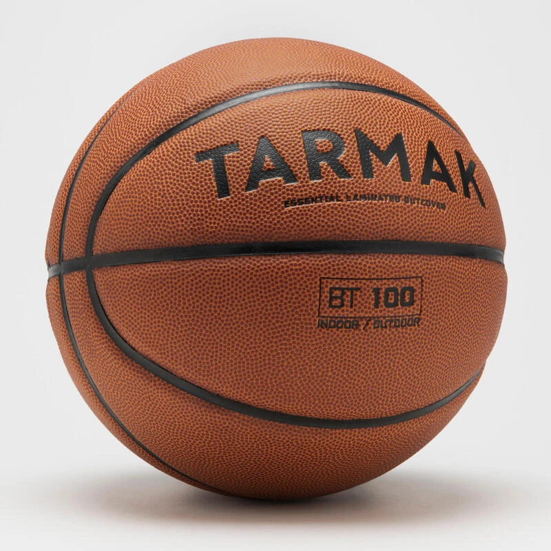 Ballon De Basketball Taille 6 - BT100 Touch Marron 5 Ballon De Basketball Taille 6 - BT100 Touch Marron – Image 3