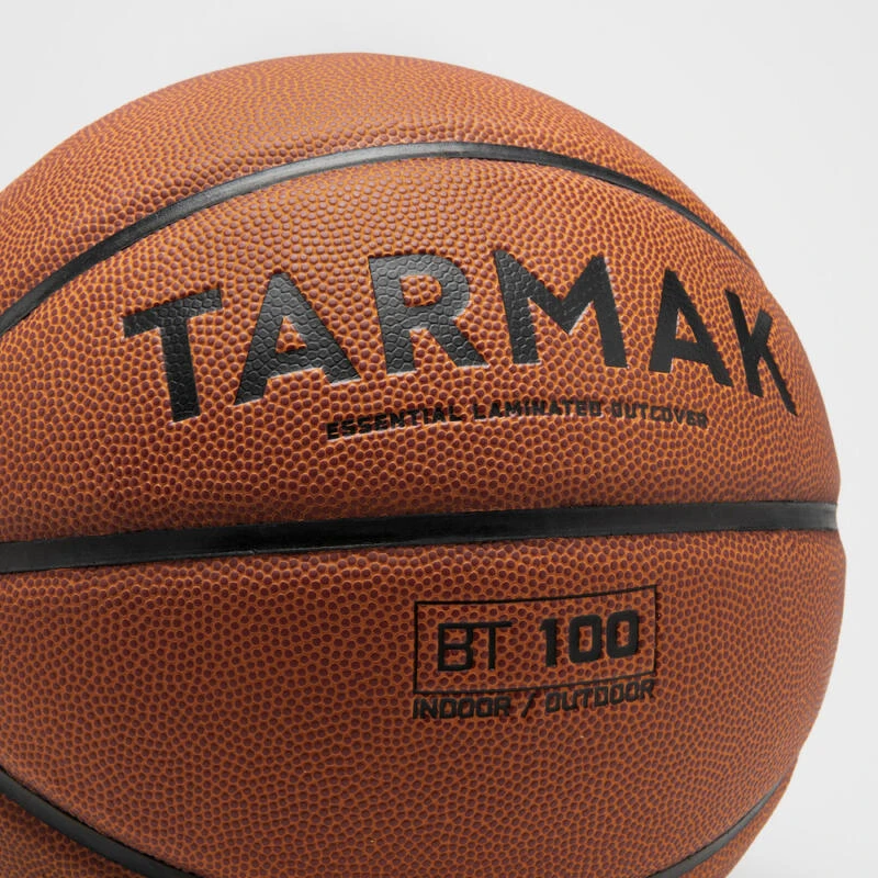 Ballon De Basketball Taille 6 - BT100 Touch Marron 6 Ballon De Basketball Taille 6 - BT100 Touch Marron – Image 4