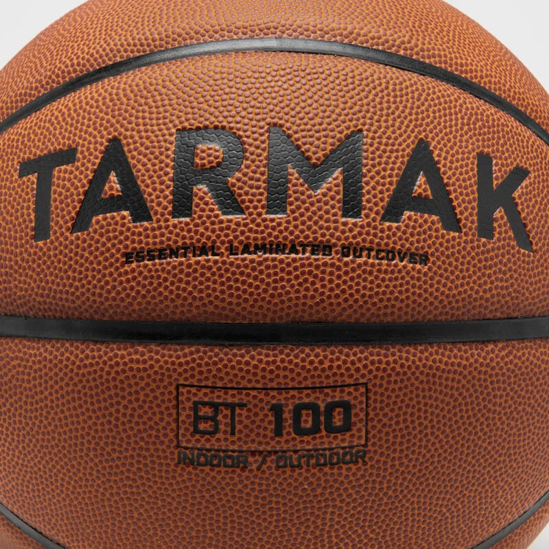 Ballon De Basketball Taille 6 - BT100 Touch Marron 7 Ballon De Basketball Taille 6 - BT100 Touch Marron – Image 5