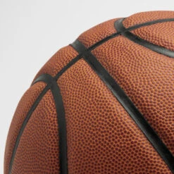 Ballon De Basketball Taille 6 - BT100 Touch Marron 14 Ballon De Basketball Taille 6 - BT100 Touch Marron -Sports De Balle ballon de basketball taille 6 bt100 touch marron 5