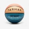 Ballon De Basketball Taille 6 - BT500 Bleu Orange -Sports De Balle ballon de basketball taille 6 bt500 bleu orange