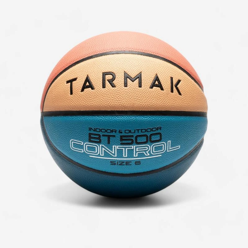 Ballon De Basketball Taille 6 - BT500 Bleu Orange 3 Ballon De Basketball Taille 6 - BT500 Bleu Orange
