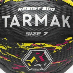 Ballon De Basketball Taille 7 - R500 Rouge Jaune -Sports De Balle ballon de basketball taille 7 r500 rouge jaune 5