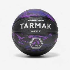 Ballon De Basketball Taille 7 - R500 Violet Noir