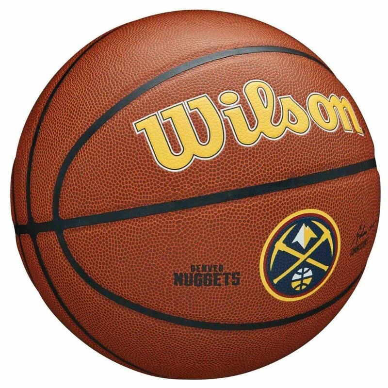 Ballon De Basketball Wilson NBA Team Alliance – Denver Nuggets 4 Ballon De Basketball Wilson NBA Team Alliance – Denver Nuggets – Image 2