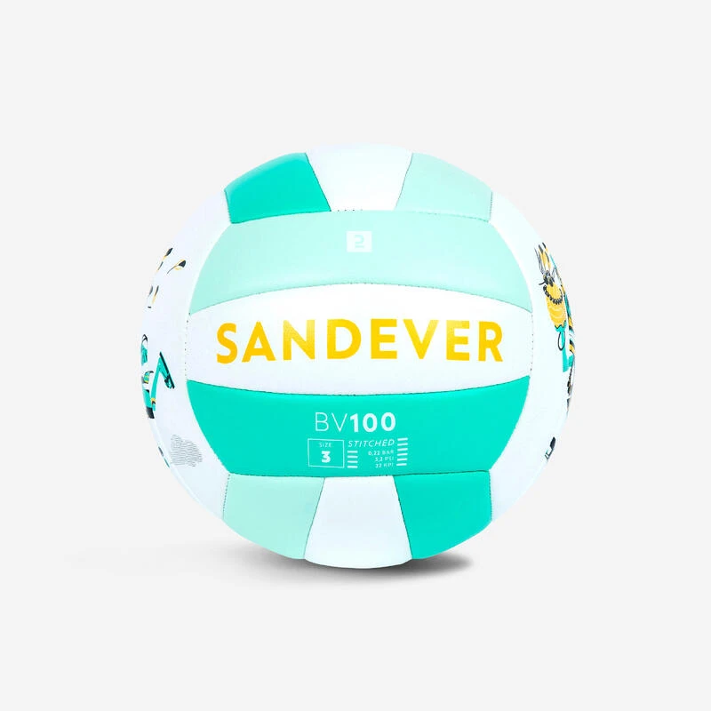 Ballon De Beach Volley 100 Classic Cousu Taille 3 Junior Vert Totem 3 Ballon De Beach Volley 100 Classic Cousu Taille 3 Junior Vert Totem