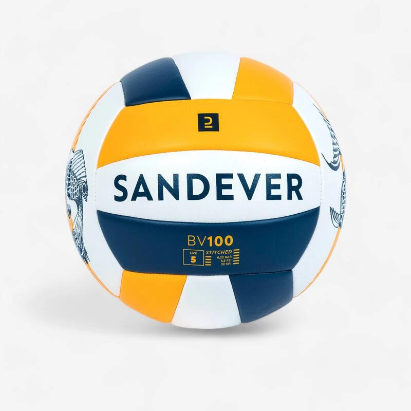 Ballon De Beach Volley 100 Classic Cousu Taille 5 Orange Poisson 2 Ballon De Beach Volley 100 Classic Cousu Taille 5 Orange Poisson