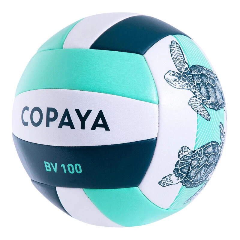 Ballon De Beach Volley 100 Classic Cousu Taille 5 Vert Tortue 4 Ballon De Beach Volley 100 Classic Cousu Taille 5 Vert Tortue – Image 2