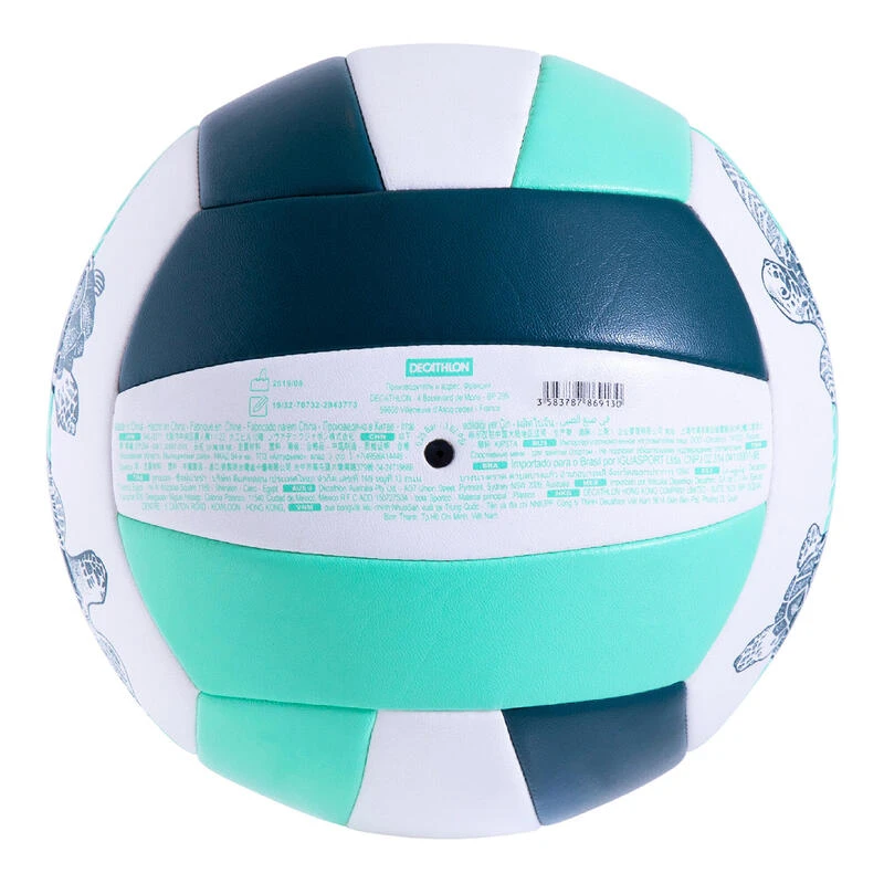 Ballon De Beach Volley 100 Classic Cousu Taille 5 Vert Tortue 6 Ballon De Beach Volley 100 Classic Cousu Taille 5 Vert Tortue – Image 4