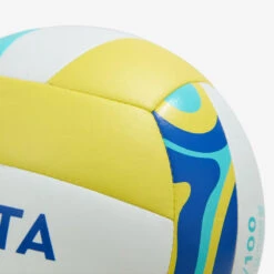 Ballon De Beach Volley - BV100 Classic Taille 5 - Turquoise -Sports De Balle ballon de beach volley bv100 classic taille 5 turquoise 2