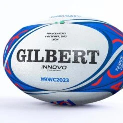Ballon De Rugby Gilbert Officiel Coupe Du Monde 2023 France - Italie -Sports De Balle ballon de rugby gilbert officiel coupe du monde 2023 france italie 2
