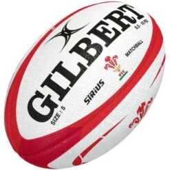 Ballon De Rugby Gilbert Officiel Match Sirius Equipe Pays De Galles