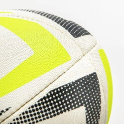 Ballon De Rugby Taille 4 - R500 Touch Wet Grip Blanc -Sports De Balle ballon de rugby taille 4 r500 touch wet grip blanc 3