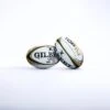 Ballon De Rugby Taille 5 - Gilbert Top 14 Blanc Doré -Sports De Balle ballon de rugby taille 5 gilbert top 14 blanc dore