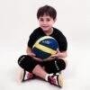 Ballon De Volleyball V100 Soft 200 - 220 G Pour Les 6 à 9 Ans - Bleu/Jaune