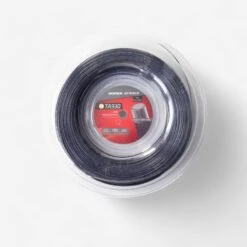 Artengo BOBINE DE CORDAGE DE TENNIS MONOFILAMENT NOIR PENTAGONAL TA 930 SPIN 1.25mm.