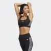 Brassière Adidas Powerreact Training Medium-Support 3-Stripes 1 Brassière Adidas Powerreact Training Medium-Support 3-Stripes -Sports De Balle brassiere adidas powerreact training medium support 3 stripes