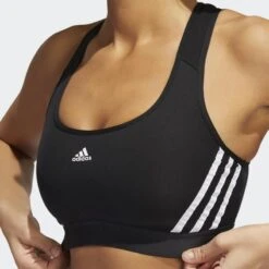 Brassière Adidas Powerreact Training Medium-Support 3-Stripes -Sports De Balle brassiere adidas powerreact training medium support 3 stripes 4