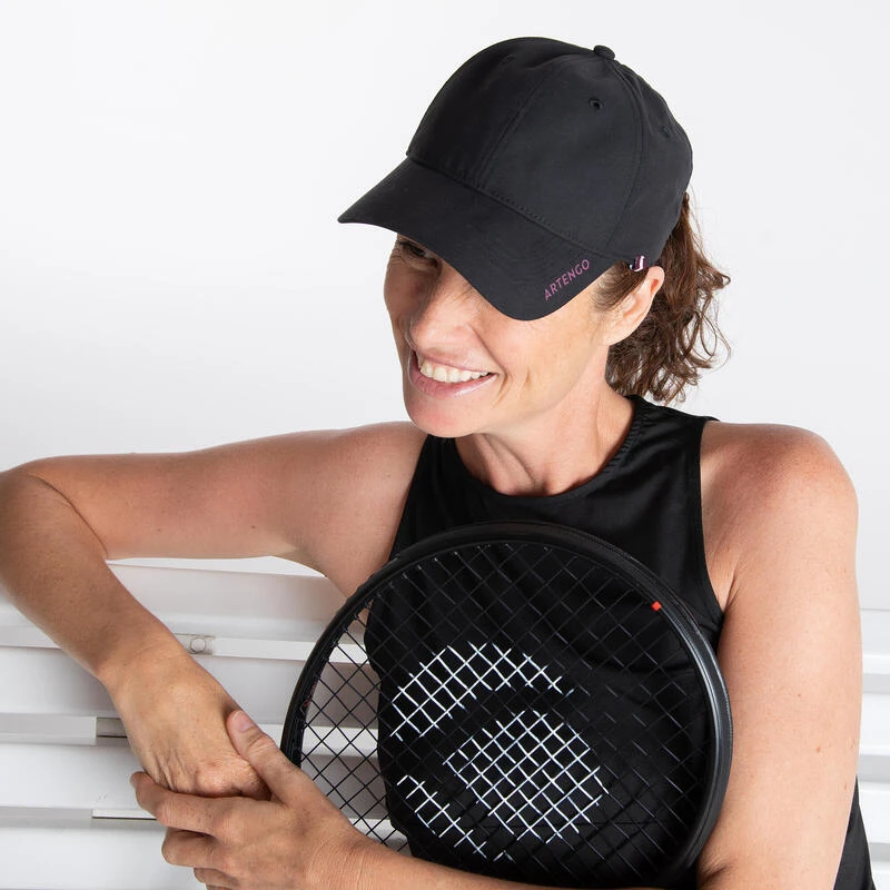 CASQUETTE DE SPORT ARTENGO TC 500 NOIR T56 7 CASQUETTE DE SPORT ARTENGO TC 500 NOIR T56 – Image 5