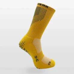 Chaussettes Antidérapantes Jaunes -Sports De Balle chaussettes antiderapantes jaunes 2