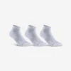 CHAUSSETTES DE SPORT MI-HAUTES ARTENGO RS 500 BLANC LOT DE 3 -Sports De Balle chaussettes de sport mi hautes artengo rs 500 blanc lot de 3