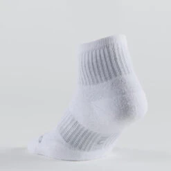 CHAUSSETTES DE SPORT MI-HAUTES ARTENGO RS 500 BLANC LOT DE 3 -Sports De Balle chaussettes de sport mi hautes artengo rs 500 blanc lot de 3 4