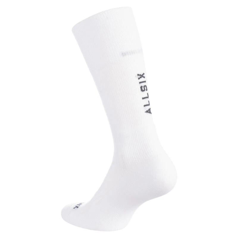 Chaussettes De Volley-ball VSK500 Mid Blanches 5 Chaussettes De Volley-ball VSK500 Mid Blanches – Image 3