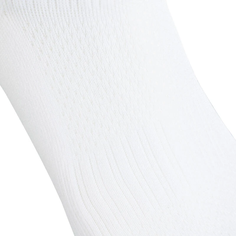 Chaussettes De Volley-ball VSK500 Mid Blanches 8 Chaussettes De Volley-ball VSK500 Mid Blanches – Image 6