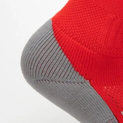 Chaussettes Hautes De Rugby Adulte - R500 Rouge -Sports De Balle chaussettes hautes de rugby adulte r500 rouge 4