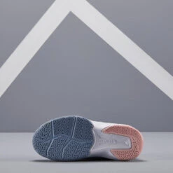 Artengo CHAUSSURE DE TENNIS ENFANT TS530 SCRATCH GRIS ROSE -Sports De Balle chaussure de tennis enfant ts530 scratch gris rose 3