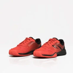 Chaussure Padel Enfant - Kuikma PS 500 JR Lace Rouge Noir -Sports De Balle chaussure padel enfant kuikma ps 500 jr lace rouge noir 2
