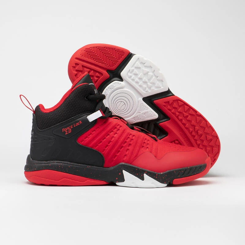 CHAUSSURES DE BASKETBALL ENFANT CONFIRME - SS500H ROUGE 6 CHAUSSURES DE BASKETBALL ENFANT CONFIRME - SS500H ROUGE – Image 4
