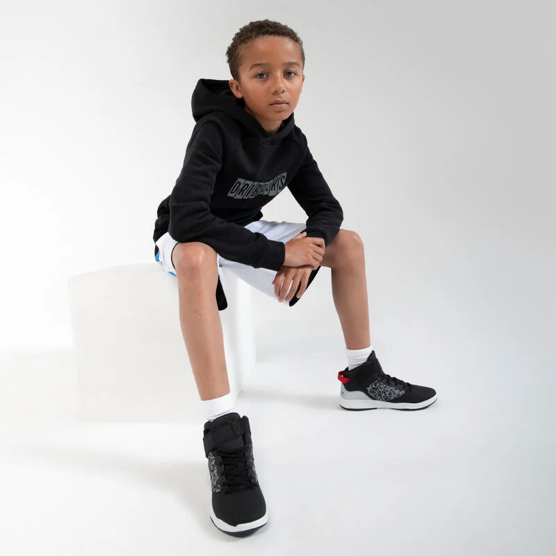 CHAUSSURES DE BASKETBALL ENFANT DEBUTANT - SE100 NOIR 9 CHAUSSURES DE BASKETBALL ENFANT DEBUTANT - SE100 NOIR – Image 7