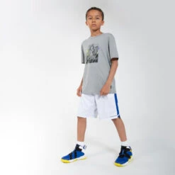 CHAUSSURES DE BASKETBALL ENFANT - EASY X BLEU JAUNE -Sports De Balle chaussures de basketball enfant easy x bleu jaune 5
