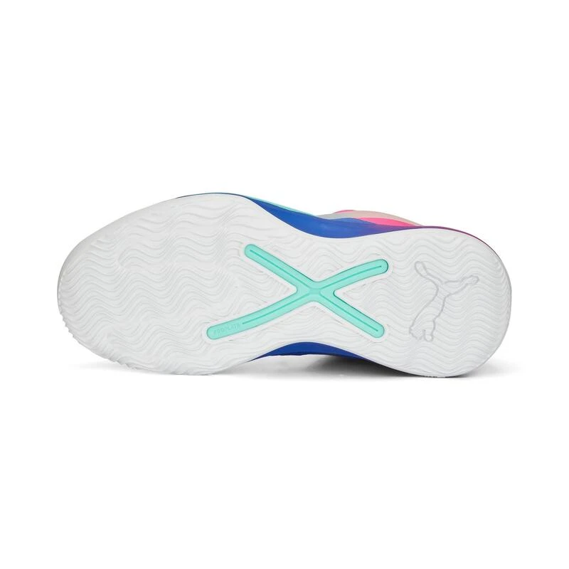 Chaussures De Basketball Homme - PUMA RISE NITRO Bleu Rose 6 Chaussures De Basketball Homme - PUMA RISE NITRO Bleu Rose – Image 4