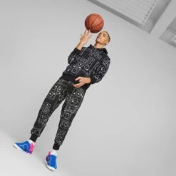 Chaussures De Basketball Homme - PUMA RISE NITRO Bleu Rose 14 Chaussures De Basketball Homme - PUMA RISE NITRO Bleu Rose -Sports De Balle chaussures de basketball homme puma rise nitro bleu rose 5