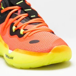 CHAUSSURES DE BASKETBALL HOMME/FEMME - SE500 MID ROSE JAUNE -Sports De Balle chaussures de basketball hommefemme se500 mid rose jaune 3