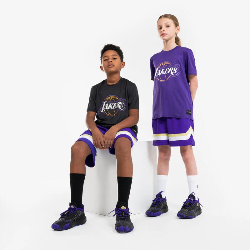 Chaussures De Basketball NBA Lakers Enfant - FAST 900 LOW-1 Noir 4 Chaussures De Basketball NBA Lakers Enfant - FAST 900 LOW-1 Noir – Image 2