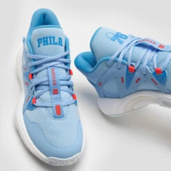 CHAUSSURES DE BASKETBALL PHILADELPHIA SIXERS ENFANT - 900 NBA MID-3 JR BLEU -Sports De Balle chaussures de basketball philadelphia sixers enfant 900 nba mid 3 jr bleu 3