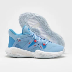 CHAUSSURES DE BASKETBALL PHILADELPHIA SIXERS ENFANT - 900 NBA MID-3 JR BLEU -Sports De Balle chaussures de basketball philadelphia sixers enfant 900 nba mid 3 jr bleu 9