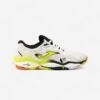 Chaussures De Padel Homme - Joma Smash Blanc Jaune -Sports De Balle chaussures de padel homme joma smash blanc jaune