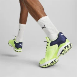 Chaussures De Padel SolarATTACKRCT PUMA Fast Yellow Navy White Blue -Sports De Balle chaussures de padel solarattackrct puma fast yellow navy white blue 2