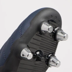 Chaussures De Rugby Vissées Homme - IMPACT R500 SG8 Bleu Marine Beige -Sports De Balle chaussures de rugby vissees homme impact r500 sg8 bleu marine beige 4