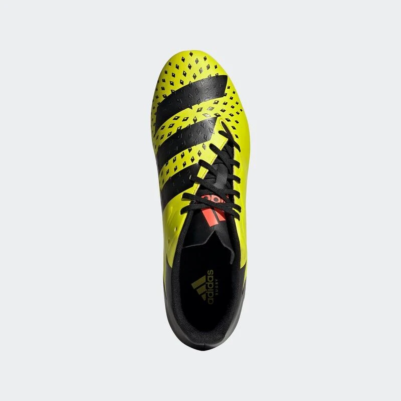 ADIDAS Chaussures De Rugby Vissées Hybride Terrain Gras Adulte - MALICE SG Jaune Noir 4 ADIDAS Chaussures De Rugby Vissées Hybride Terrain Gras Adulte - MALICE SG Jaune Noir – Image 2